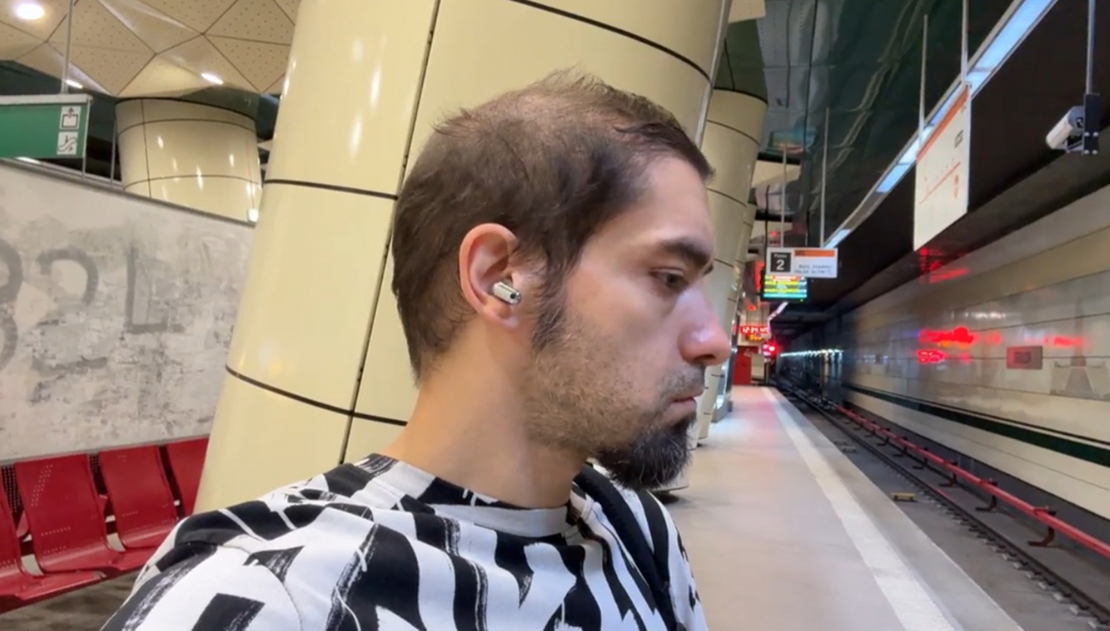 Close-up of Huawei FreeBuds Neo earbuds