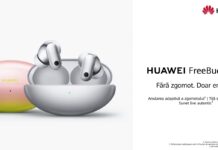 Huawei FreeBuds Neo wireless earbuds with their charging case