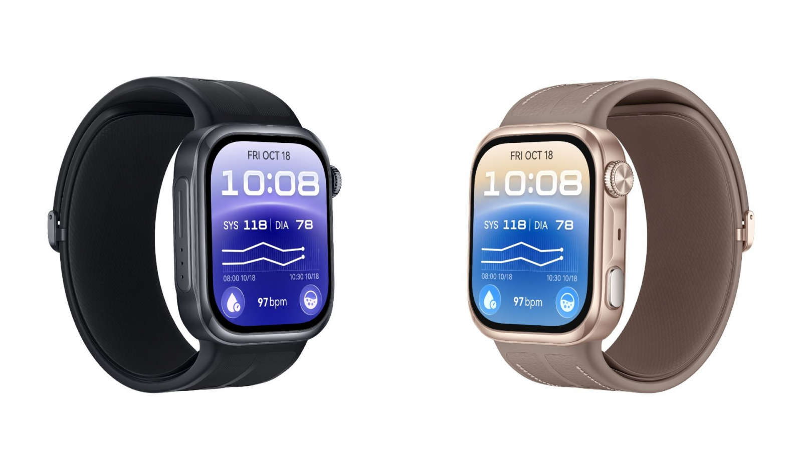 Huawei Watch D3 smartwatch used to support repeated blood pressure measurements