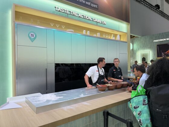 Connected Gorenje kitchen appliances at the ConnectLife stand
