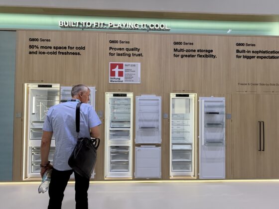 Gorenje connected-home products on display