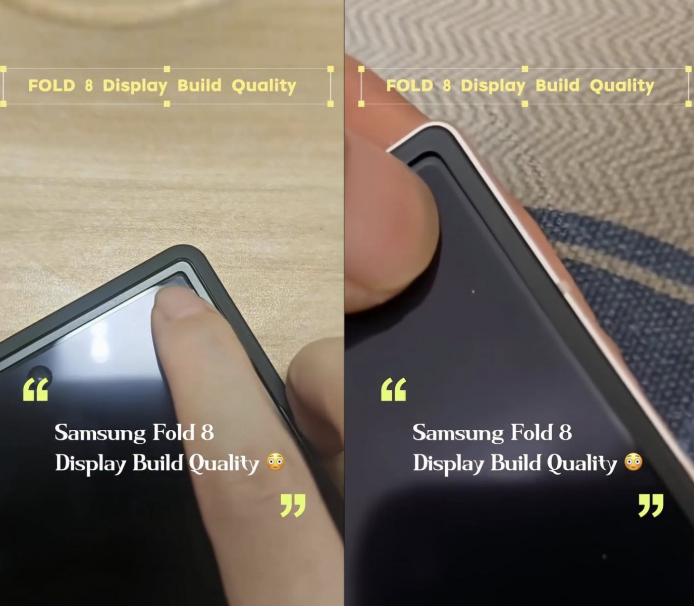 Samsung Galaxy Z Fold8 unfolded with its inner display visible