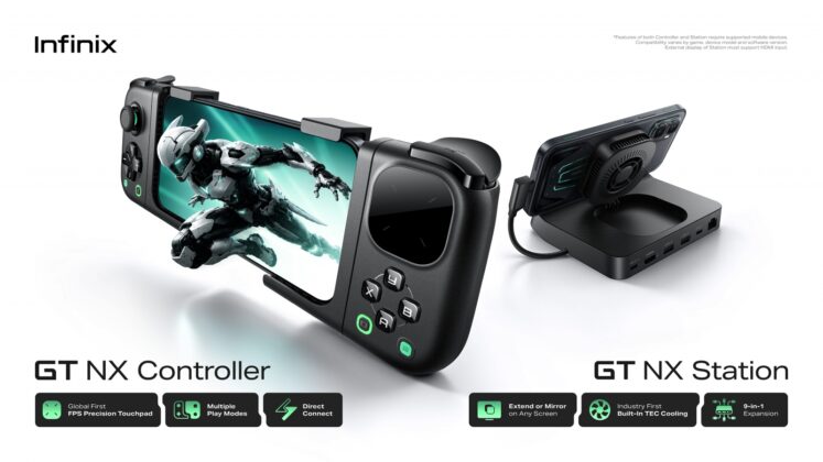 Infinix GT NX peripherals aim to turn smartphones into gaming consoles