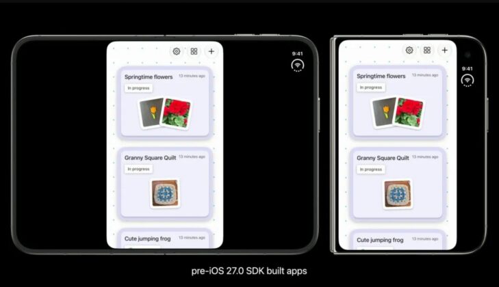 Apple Says Older Apps May Run Letterboxed on the Foldable iPhone Duo