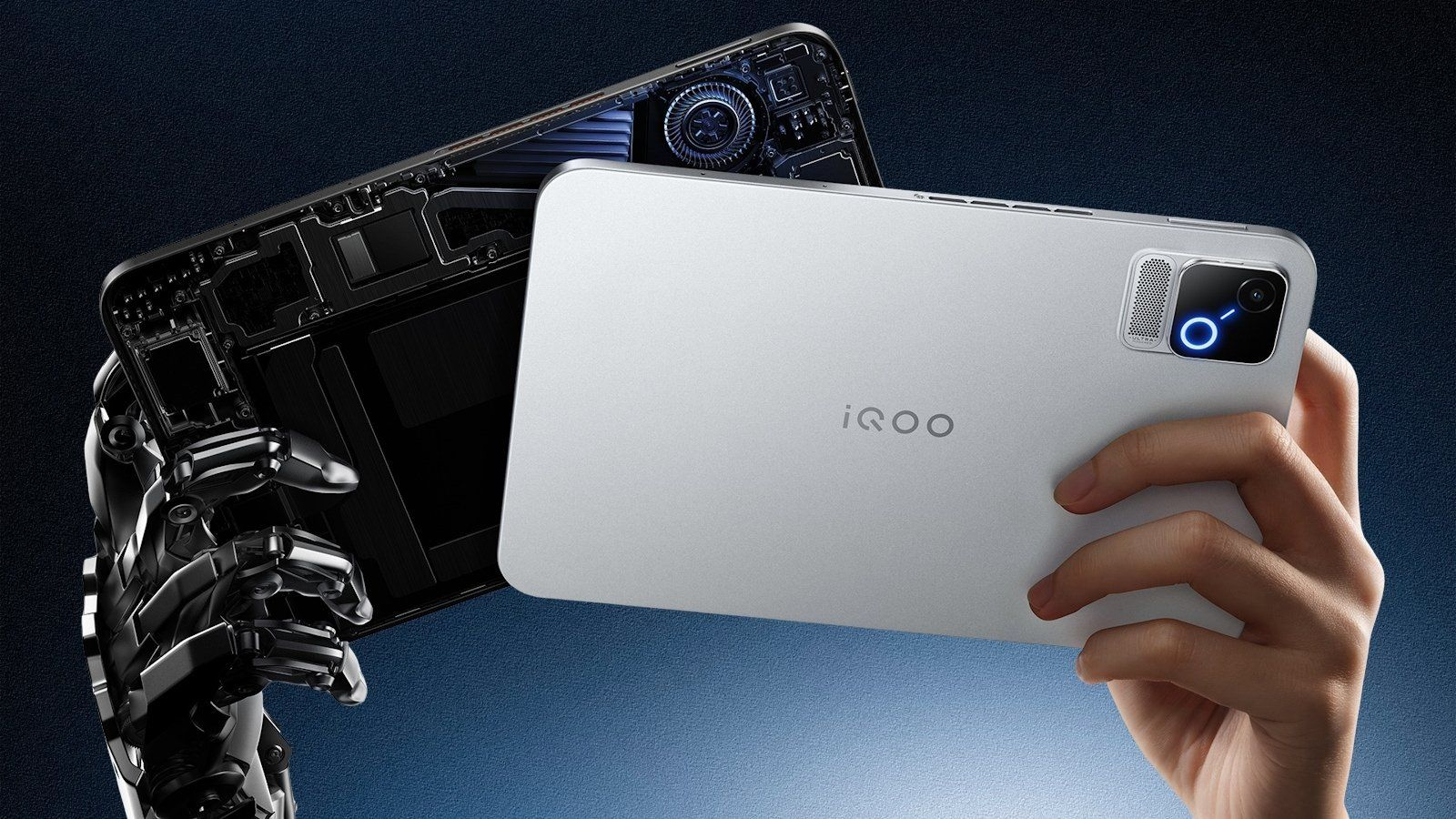 iQOO Pad Ultra gaming tablet with active cooling