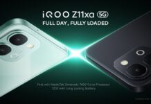 iQOO Z11xa 5G launches in India with 7,200mAh battery and IP69+ protection iQOO Z11xa 5G smartphone in promotional imagery