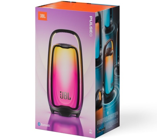 JBL Pulse 6 speaker showing its ambient lighting feature