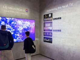LG AI TV showcased at IFA 2026