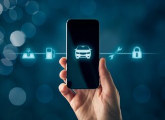 Omdia: LTE Sunset Could Leave Connected Cars Without Key Online Services Connected vehicle illustrating the long-term reliance of cars on cellular networks