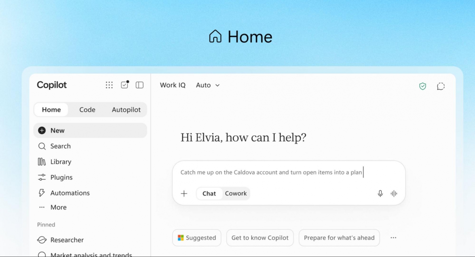 Microsoft Copilot adds Word, Excel and PowerPoint integration, alongside an AI agent designed to keep working while the user is offline.