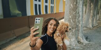 Motorola promotional image for its women’s football ambassador campaign