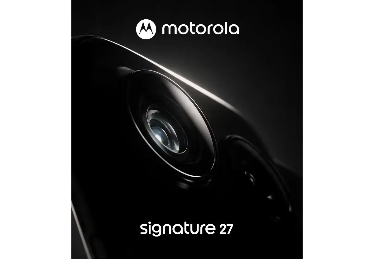 Motorola Signature 27 teaser featuring Crystals by Swarovski branding