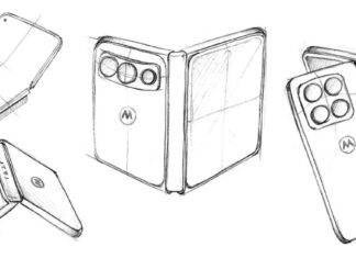 Motorola Teases Razr Fold Wide With a Broader Foldable Design Motorola teaser image showing the silhouette of the Razr Fold Wide foldable phone.