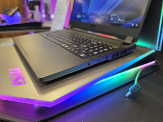 MSI Cyborg 15 Max chassis detail