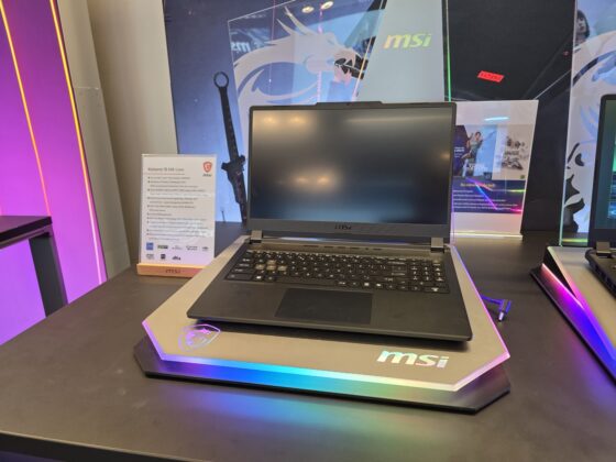 MSI Cyborg 15 Max gaming laptop design detail