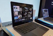 MSI Prestige 14 Flip AI+ convertible OLED laptop