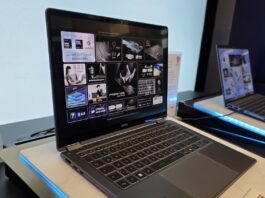 MSI Prestige 14 Flip AI+ convertible OLED laptop
