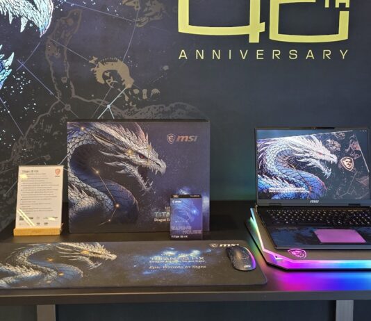 MSI Titan 18 HX Dragon Edition Draco Epic with Draco constellation styling