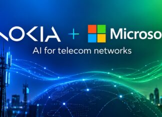 Nokia and Microsoft Link Data Suite to Fabric for AI-Driven Network Operations Nokia and Microsoft branding illustrating their telecom data and AI partnership