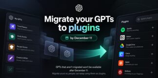 OpenAI Custom GPT retirement announcement graphic