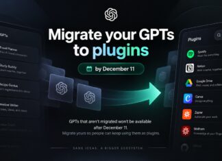 OpenAI to Retire Custom GPTs on December 11, 2026, Shifting Users to Plugins and Skills OpenAI Custom GPT retirement announcement graphic