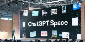 ChatGPT Space interface for organizing collaborative work and AI tools