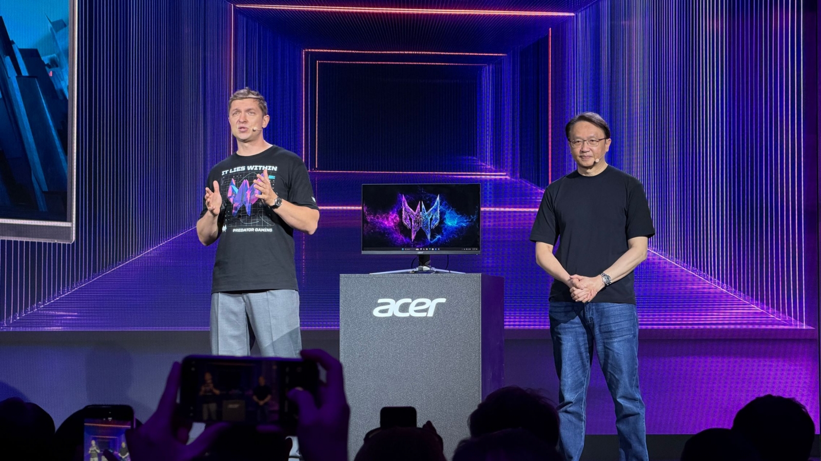 Acer product displayed at next@acer 2026