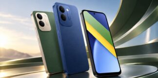 Leaked render of the purported POCO C95 Pro 4G smartphone.