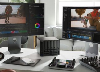 QNAP TS-h966TX Combines Thunderbolt 4, 10GbE and Nine Drive Bays for Video Workflows QNAP TS-h966TX desktop NAS