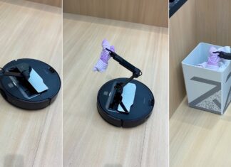 Roborock Saros Z70 showing its retractable OmniGrip arm