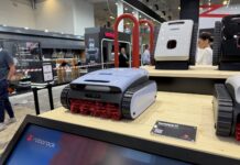Roborock RockAqua P1 robotic pool cleaner at IFA 2026