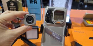 RugOne Xsnap 7 Pro with detachable Xsnap Go action camera