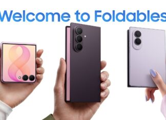 Samsung Welcome to Foldables campaign visual promoting its Galaxy Z Fold8 series