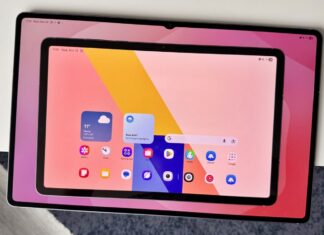 Samsung Galaxy Tab tablet shown in a promotional image