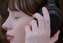 Sony WH-1000XM4C wireless over-ear headphones in multiple color options