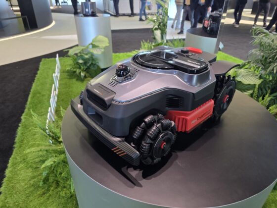 MOVA AstraX mower concept uses a robotic arm to clear its own path