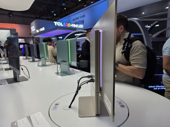 TCL 32X3A OLED+ monitor at the TCL IFA showcase