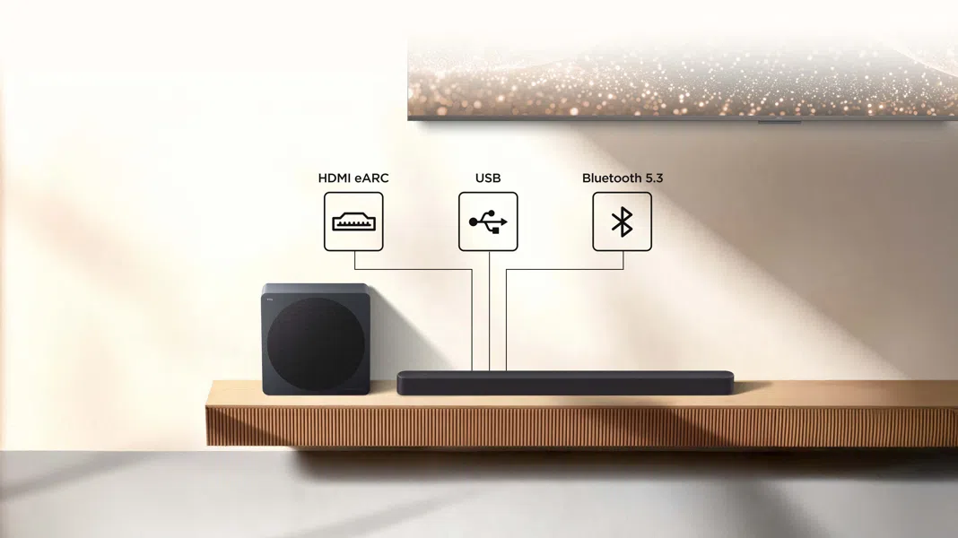 TCL A65K slim Dolby Atmos soundbar