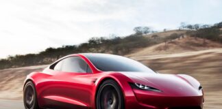 Tesla Roadster teaser graphic showing the date 10.01