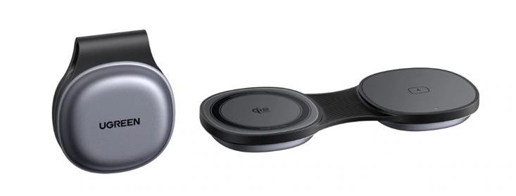 UGREEN MagFlow 2-in-1 foldable magnetic wireless charger