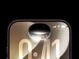 iPhone displaying the iOS interface