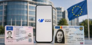 Digital identity and document wallet concept displayed on a smartphone