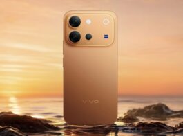 vivo V80 promotional image highlighting its camera system and design