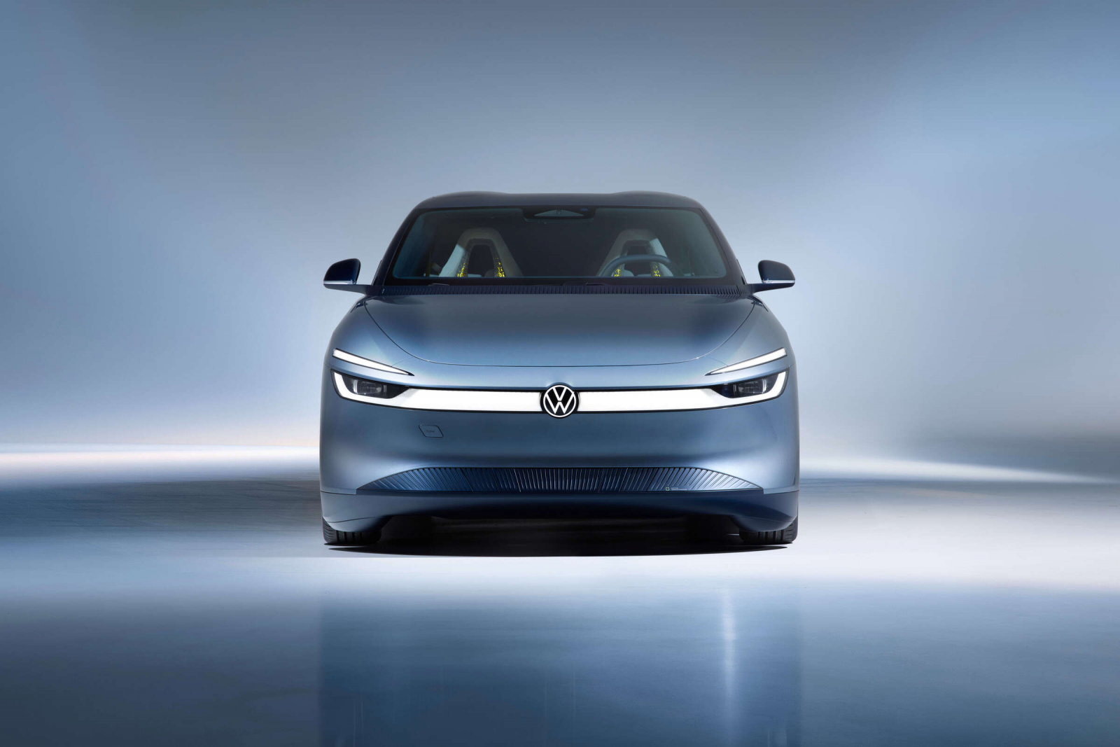Volkswagen Mission Efficiency concept during its 1,278 km drive between Wolfsburg and Vienna