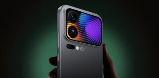 Xiaomi 18 Pro series teaser highlighting the rear secondary display beside the camera module