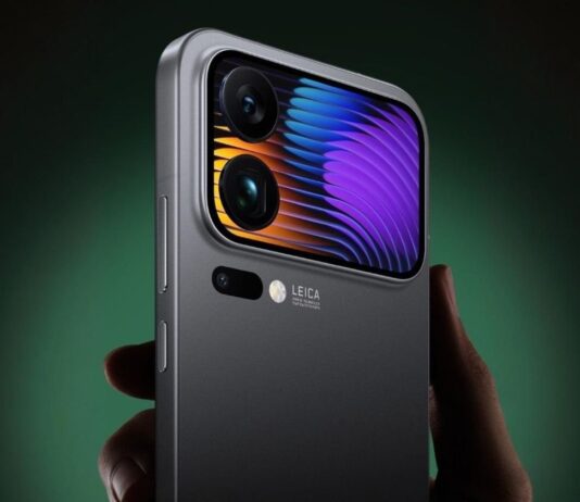 Xiaomi 18 Pro series teaser highlighting the rear secondary display beside the camera module
