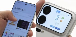 Purported Xiaomi 18 Pro shown from the rear, highlighting its camera and secondary-display area.