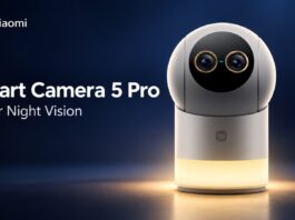 Xiaomi Smart Camera 5 Pro Full-Color Night Vision indoor security camera