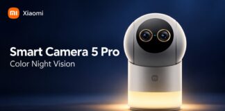 Xiaomi Smart Camera 5 Pro Full-Color Night Vision indoor security camera