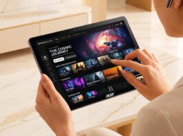 Acer Iconia Tab 11 5G tablet in slate gray